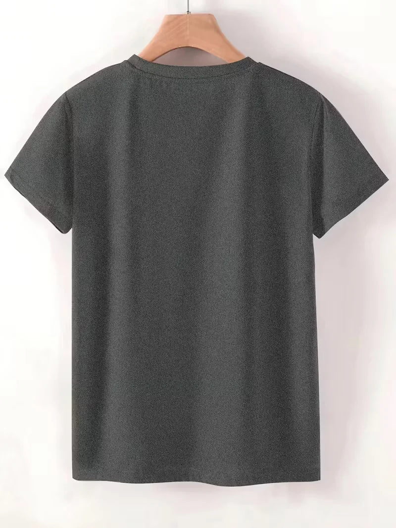 Plus Size Women's Short Sleeve T-Shirt Blessed Stressed And A Little Bit Of A Mess But Trusting God In All Of It soft and